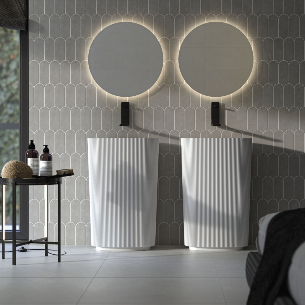 Cifre Ceramica Alure Pearl Visschub Wandtegel 8x21,5 cm